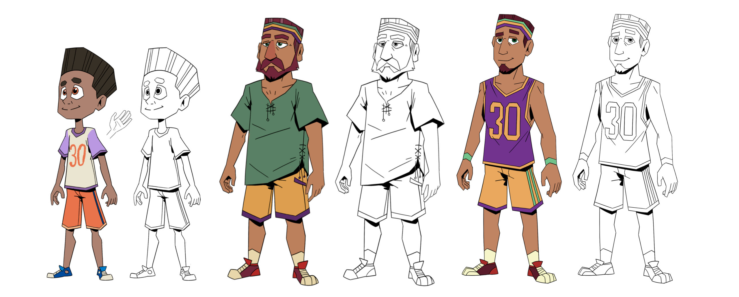 Basket kids — lineup