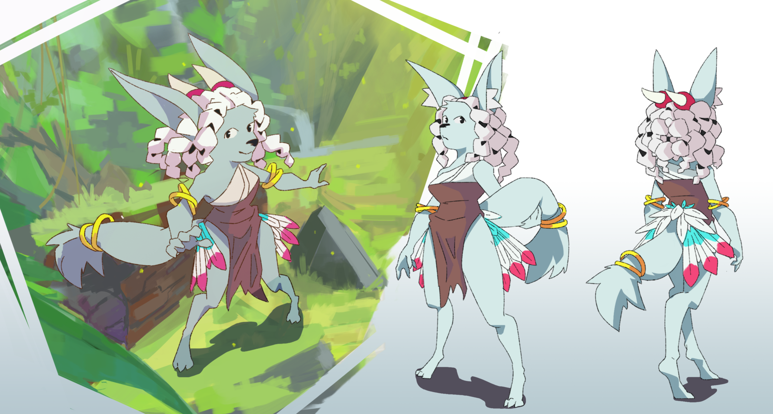 Forest spirit — character turnaround